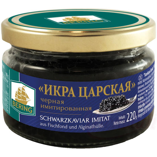 Черная имитированная икра "Икра Царская" 220 g