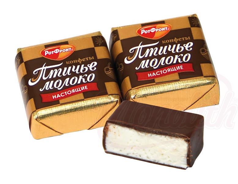 Конфеты суфле "Птичье молоко" со сливочно-ванильным вкусом 1 kg